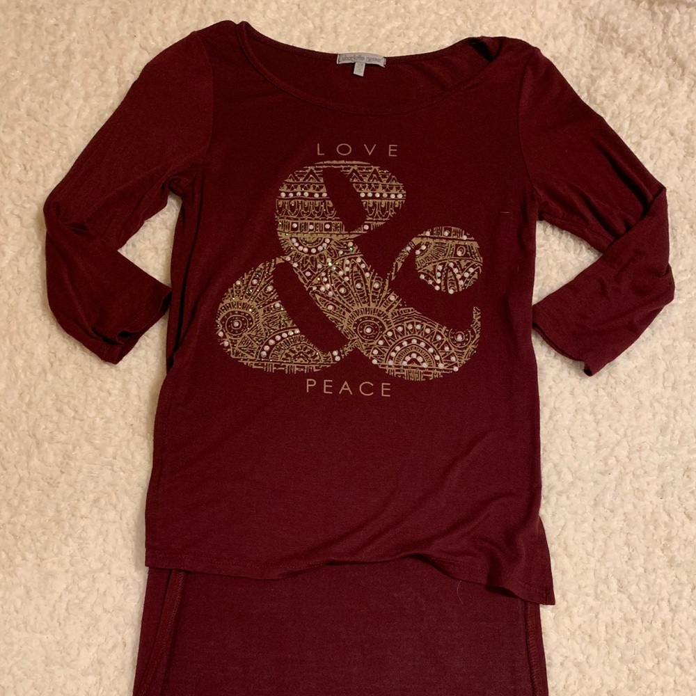 Charlotte Russe 3/4 Top